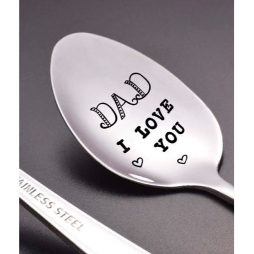 Dad I Love You Stainless Steel Gift Spoon